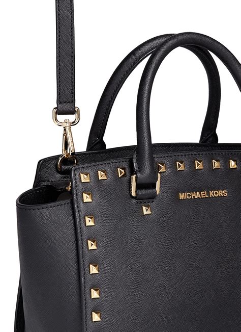 michael kors medium selma bag review|Michael Kors selma studded.